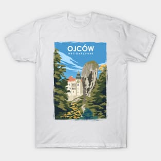 Ojcow National Park Minimal Travel Art T-Shirt